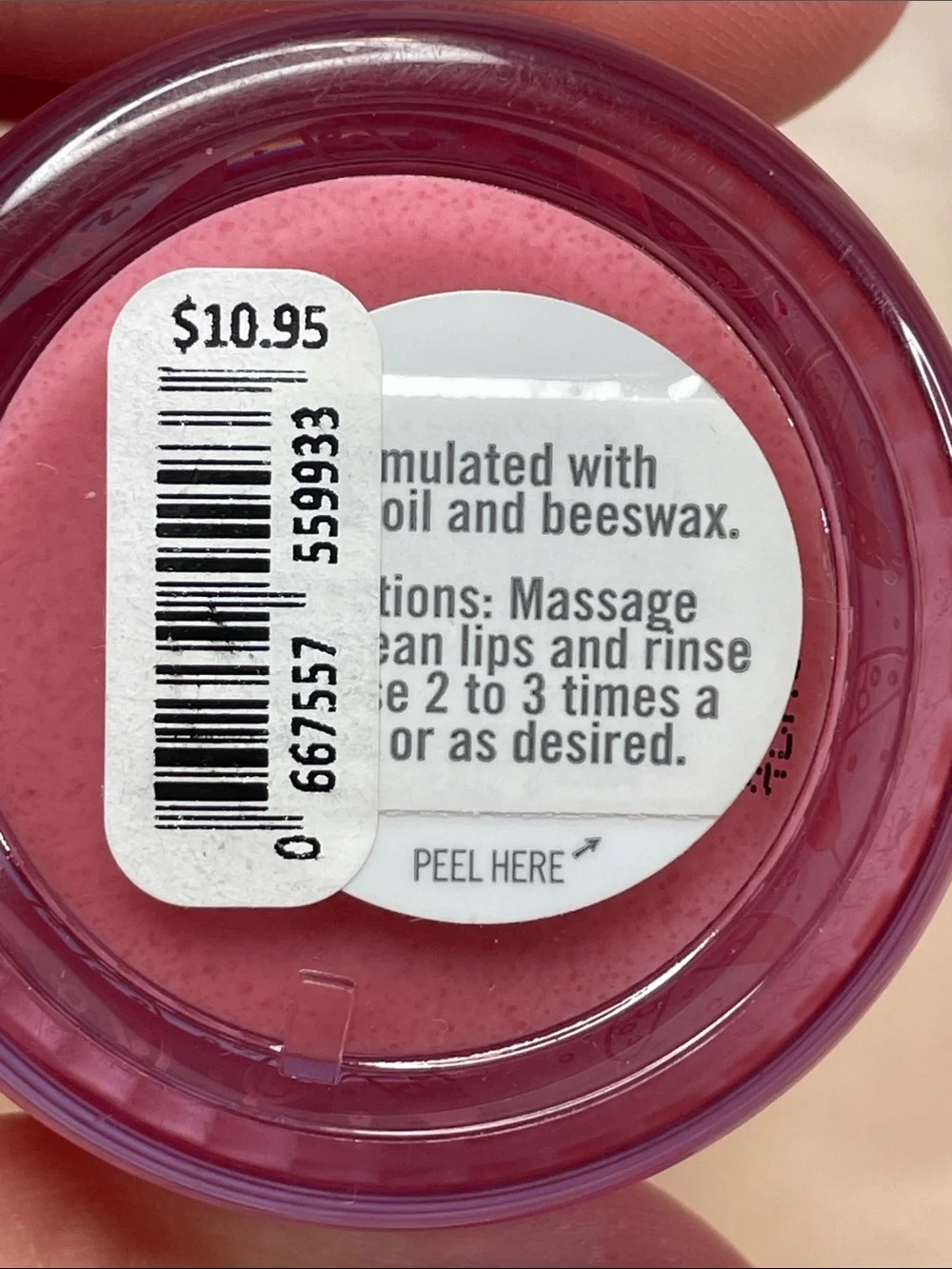 Bath & Body Works Champagne Toast Exfoliating Lip Scrub NEW